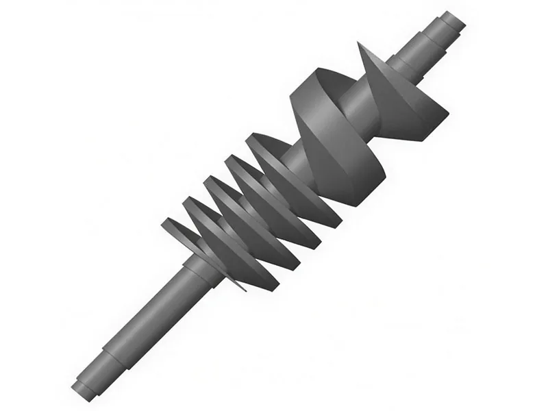 Schneckenwelle als Bauteilbeispiel